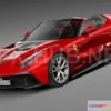 1206766 - CAR - Ferrari F12 TRS Roadster 2014 3D Model