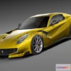 1206768 - CAR - Ferrari F12tdf 2016 3D Model