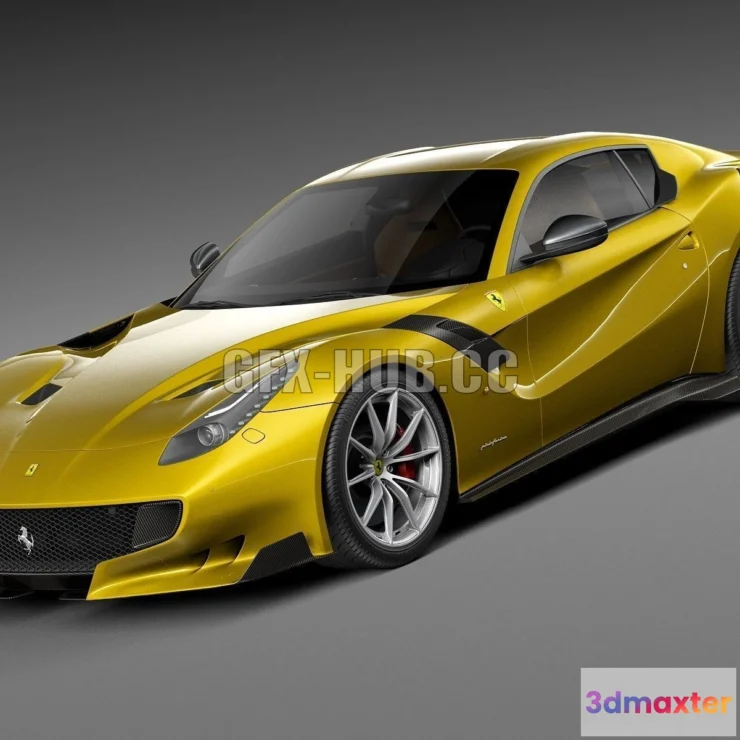 1206768 - CAR - Ferrari F12tdf 2016 3D Model