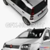 1206850 - CAR - Fiat Panda 2011  3D Model