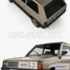 1206852 - CAR - Fiat Panda 30 1980  3D Model