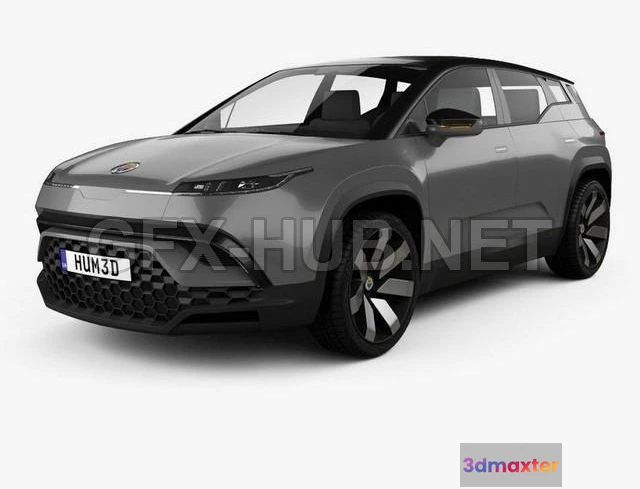 1206866 - CAR - Fisker Ocean 2020 3D Model