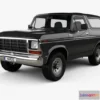 1206878 - CAR - Ford Bronco 1978 3D Model