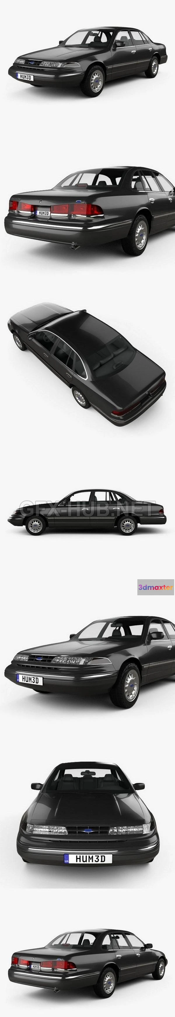 1206900 - CAR - Ford Crown Victoria 1995  3D Model