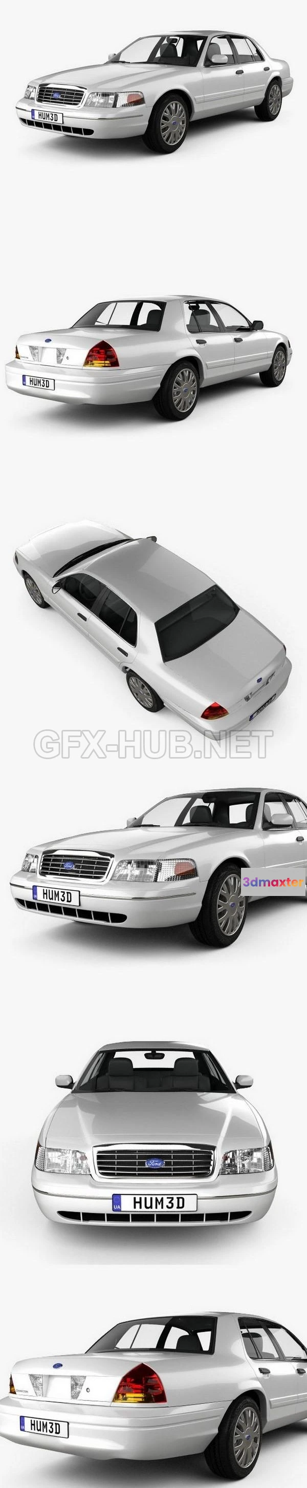 1206902 - CAR - Ford Crown Victoria 2005  3D Model