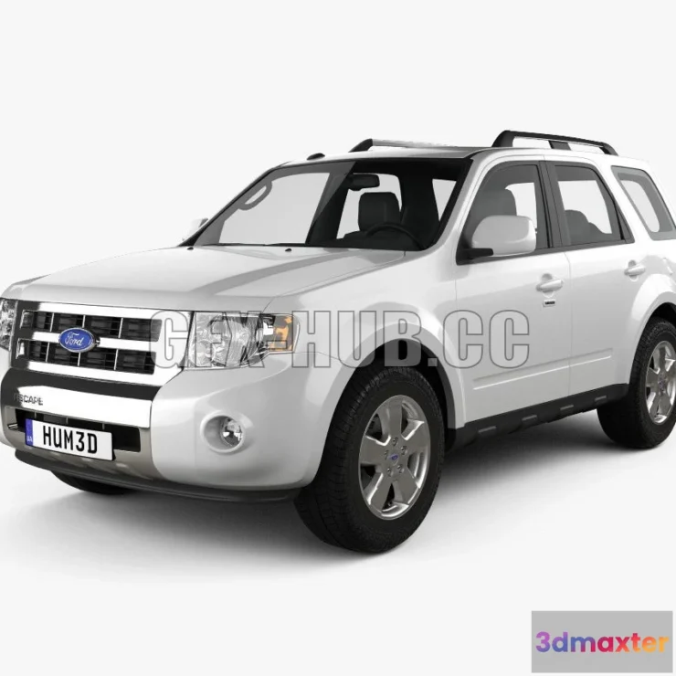1206906 - CAR - Ford Escape 2015 3D Model