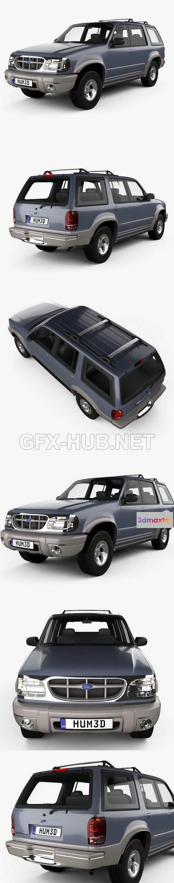 1206930 - CAR - Ford Explorer 1994  3D Model