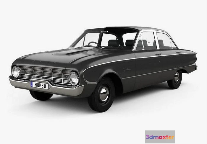 1206960 - CAR - Ford Falcon 1960 3D Model