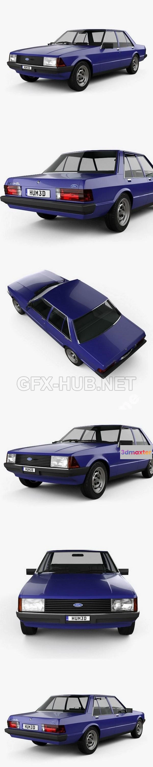 1206962 - CAR - Ford Falcon 1979  3D Model