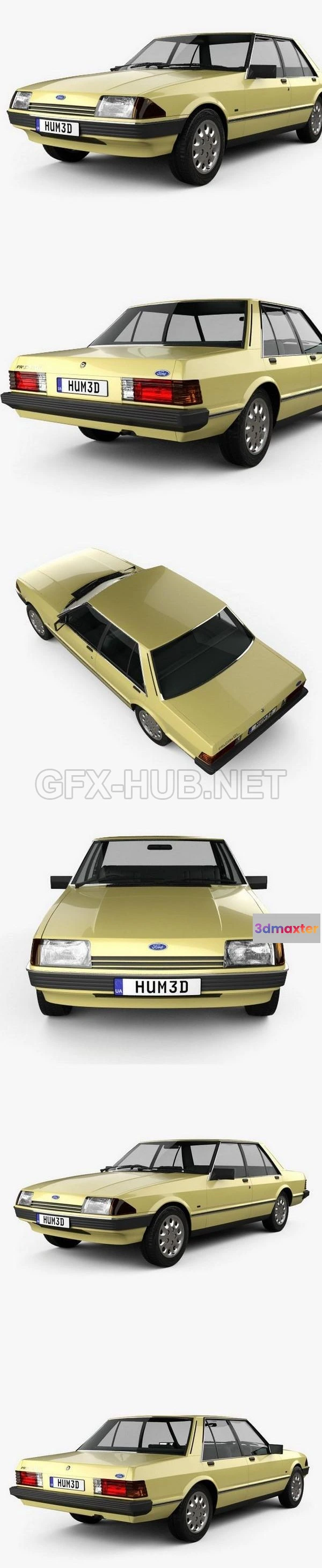 1206964 - CAR - Ford Falcon 1982  3D Model