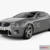 1206990 - CAR - Ford Iosis concept 2005 3D Model