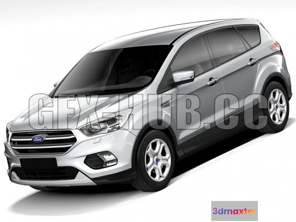 1206992 - CAR - Ford Kuga 2018 3D Model