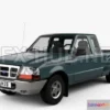 1207038 - CAR - Ford Ranger (NA) Extended Cab Flare Side XLT 1998  3D Model