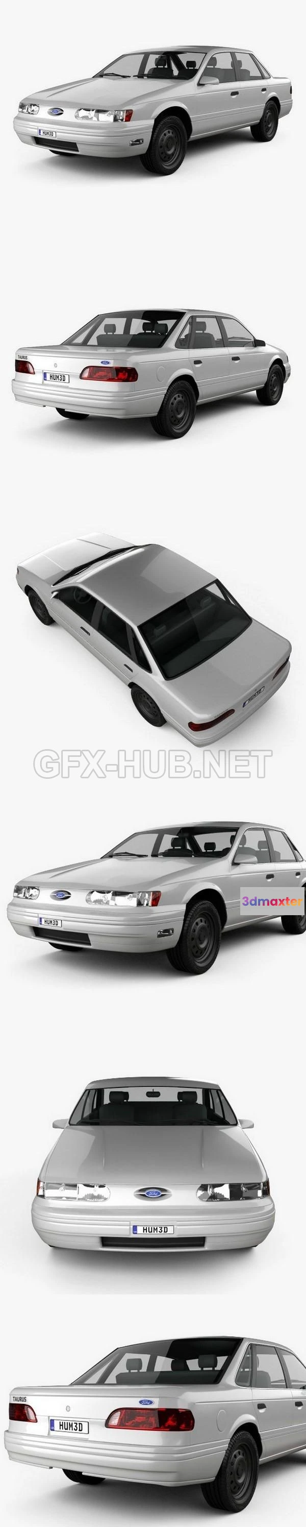1207060 - CAR - Ford Taurus 1992  3D Model