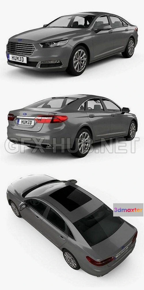 1207064 - CAR - Ford Taurus CN-spec 2016 car 3D Model