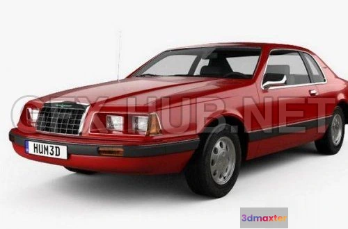 1207068 - CAR - Ford Thunderbird 1983  3D Model