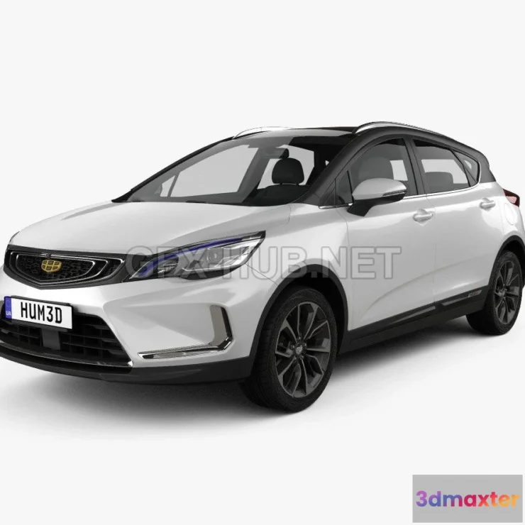 1207088 - CAR - Geely Emgrand GS Dynamic 2019  3D Model