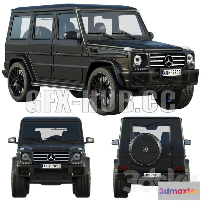 1207096 - CAR - Gelendvagen 63 amg 3D Model