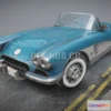 1207098 - CAR - Generic american roadster 3D Model