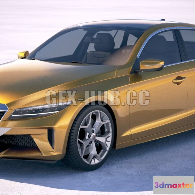 1207106 - CAR - Generic Sedan 2019 3D Model