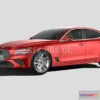 1207110 - CAR - Genesis G70 2022 3D Model