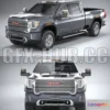 1207124 - CAR - GMC Sierra HD Denali 2020 3D Model