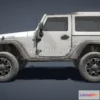 1207130 - CAR - Grey Jeep PBR 3D Model