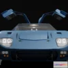 1207132 - CAR - GT40 with Full Interior and Engine 3D Model