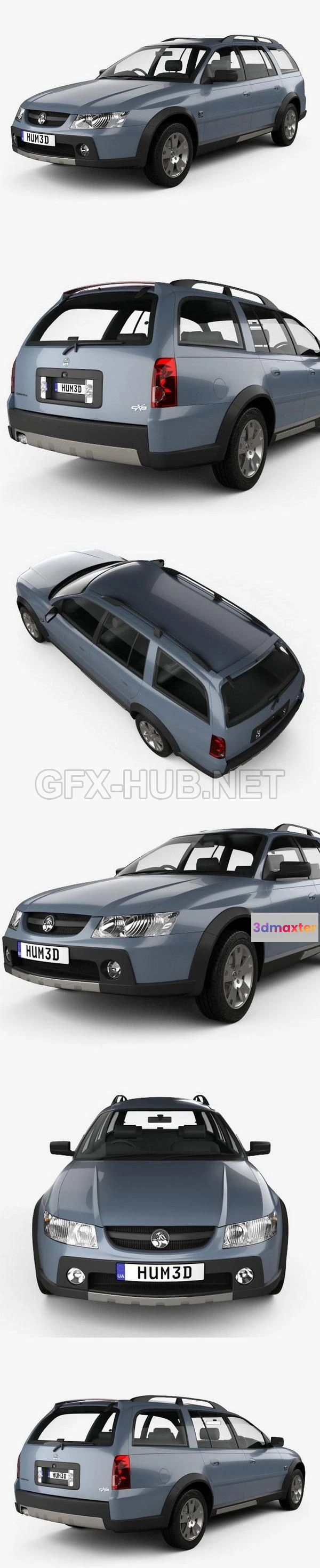 1207146 - CAR - Holden Adventra LX6 (VZ) 2005  3D Model