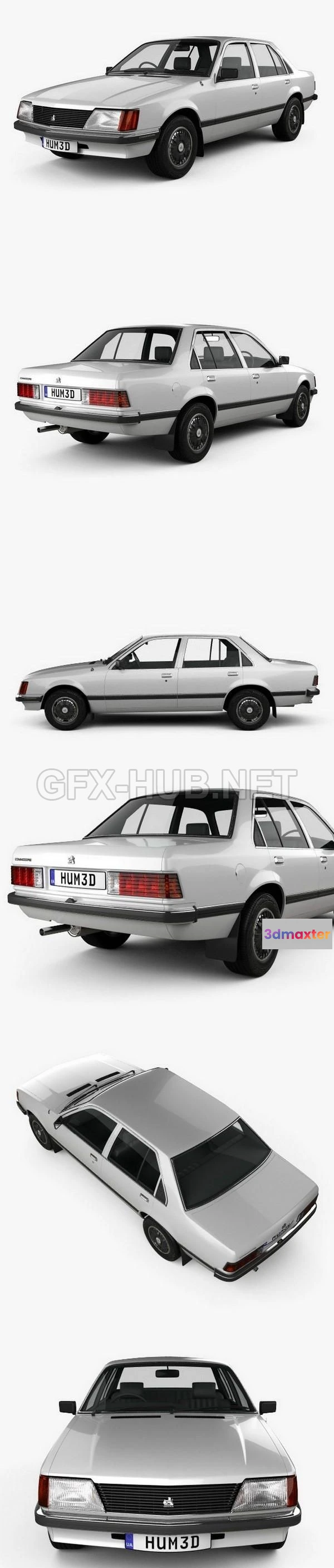 1207156 - CAR - Holden Commodore 1981  3D Model