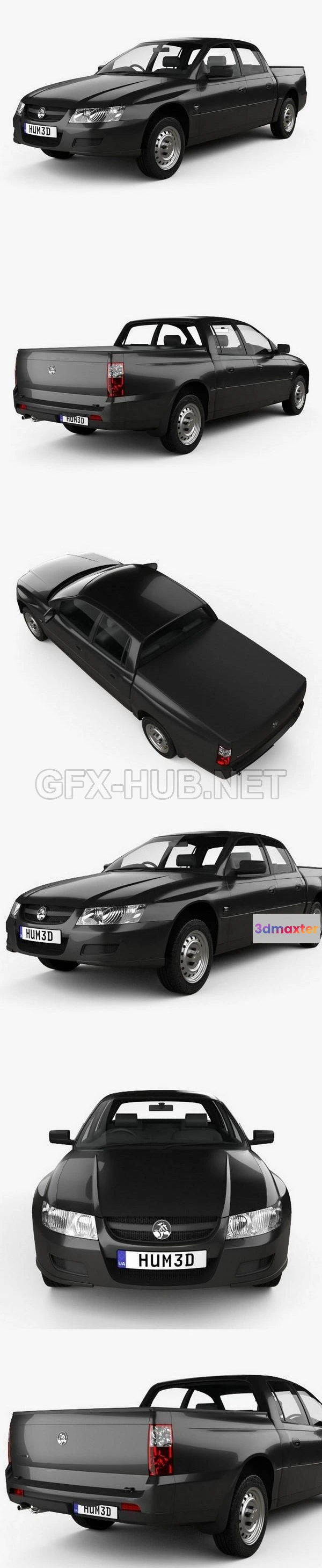 1207174 - CAR - Holden Crewman 2005  3D Model