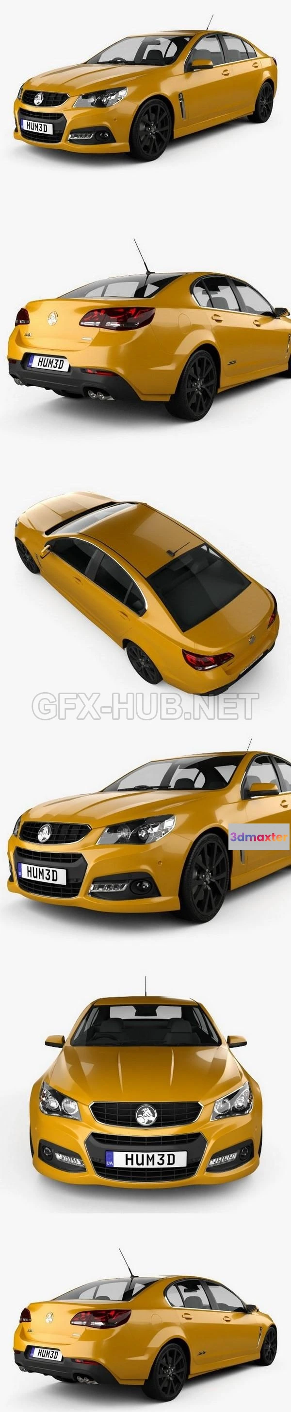 1207192 - CAR - Holden VF Commodore Calais V SSV 2013  3D Model