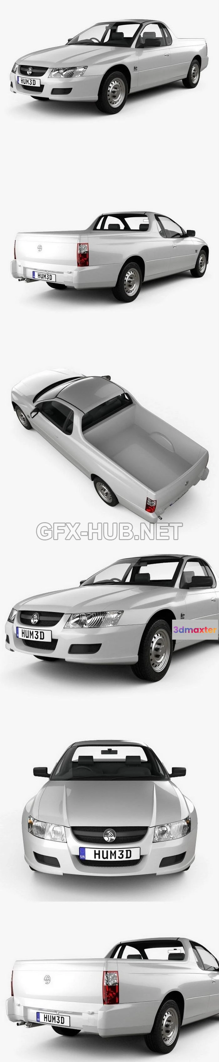 1207194 - CAR - Holden VZ Ute 2004  3D Model