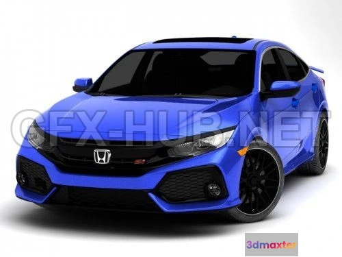 1207234 - CAR - Honda Civic Si 2017 3D Model
