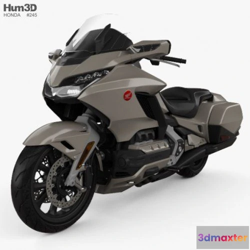 1207252 - CAR - Honda GL 1800 Gold Wing 2018 3D Model