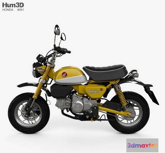 1207256 - CAR - Honda Monkey 125 2019 3D Model