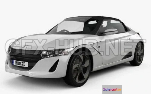 1207276 - CAR - Honda S660 2015  3D Model