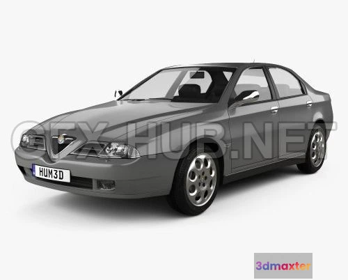 1207292 - CAR - HUM3D Alfa Romeo 166 1998  3D Model