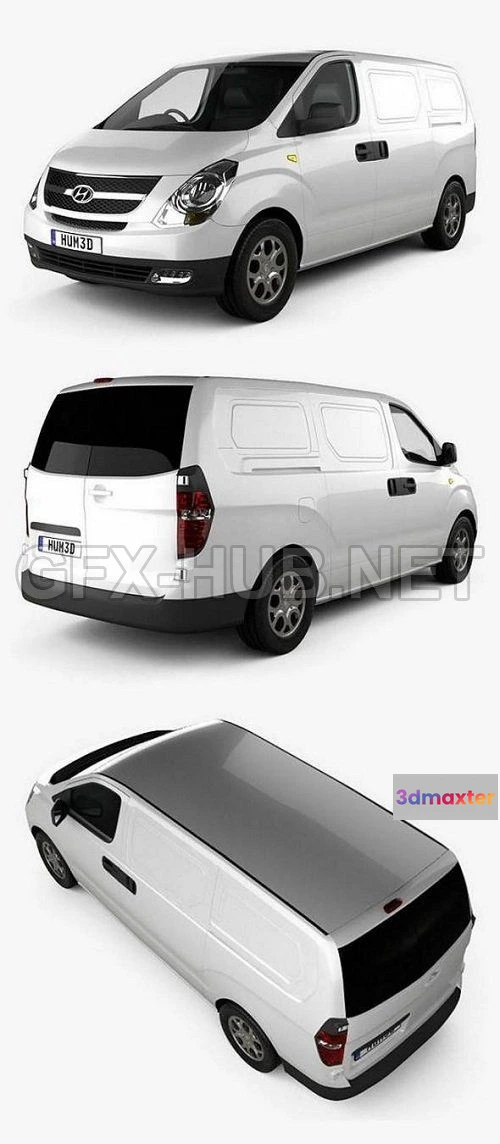 1207314 - CAR - Hyundai H1 iLoad 2010 3D Model