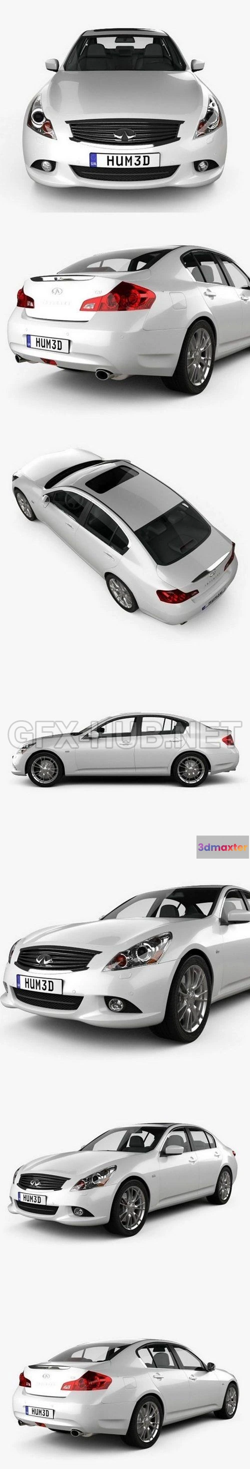 1207360 - CAR - Infiniti G37 Sedan 2011  3D Model