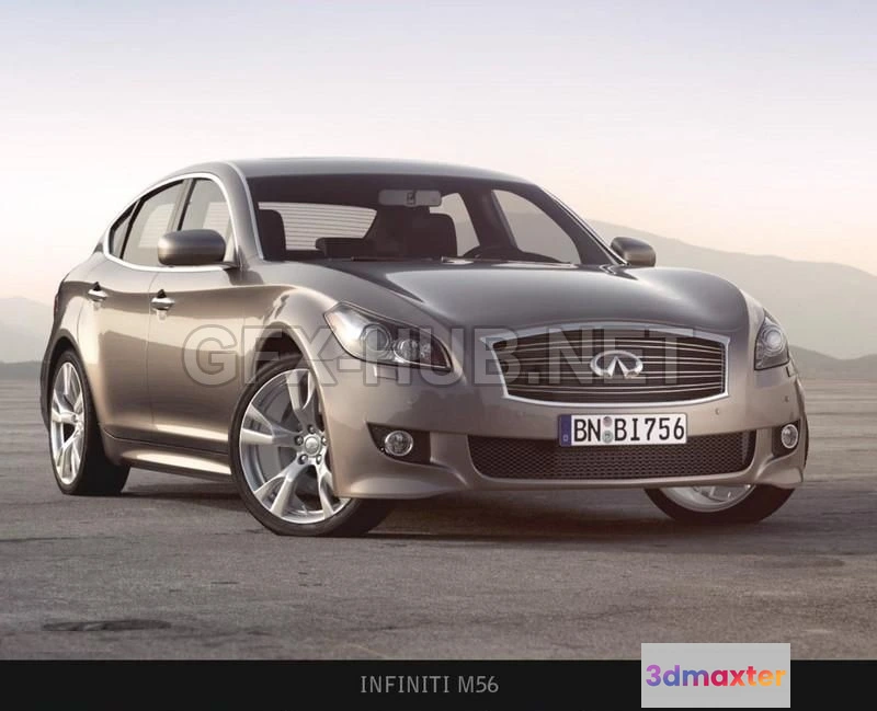 1207362 - CAR - Infiniti M56 5.6 AT Sport 3D Model