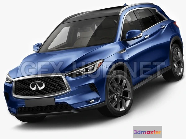 1207366 - CAR - Infiniti QX50 2019 3D Model