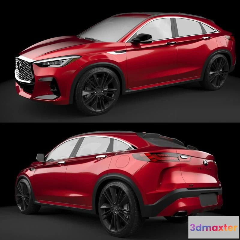 1207368 - CAR - Infiniti QX55 2022 3D Model