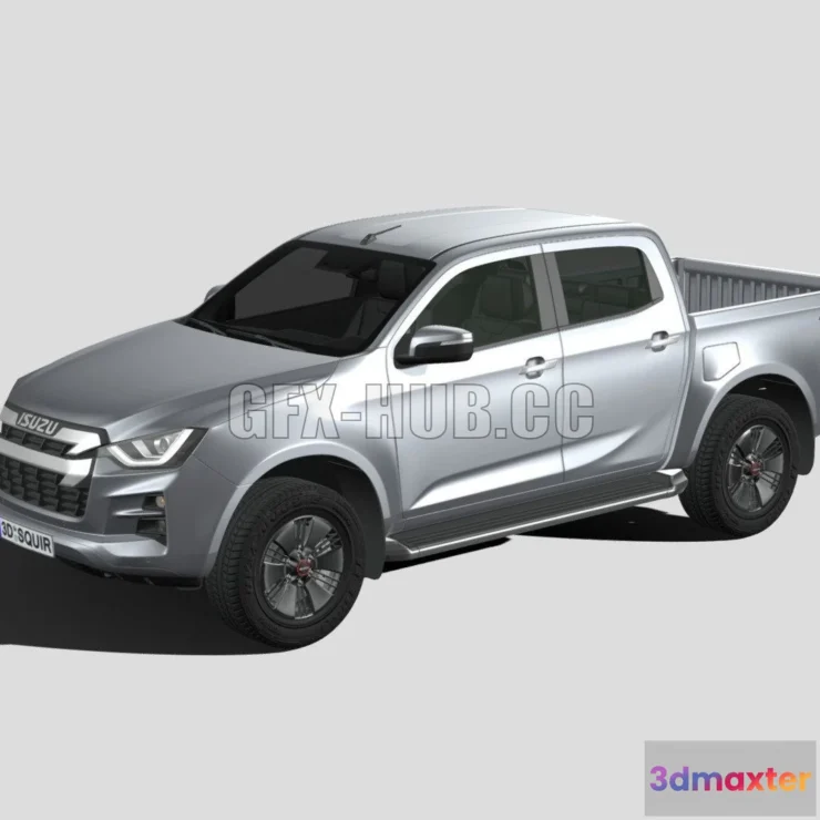 1207372 - CAR - Isuzu D-max 2020 3D Model