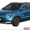 1207444 - CAR - Kia Niro 2023 3D Model