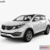 1207448 - CAR - Kia Sportage 2011  3D Model