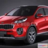 1207450 - CAR - KIA Sportage 2017 3D Model
