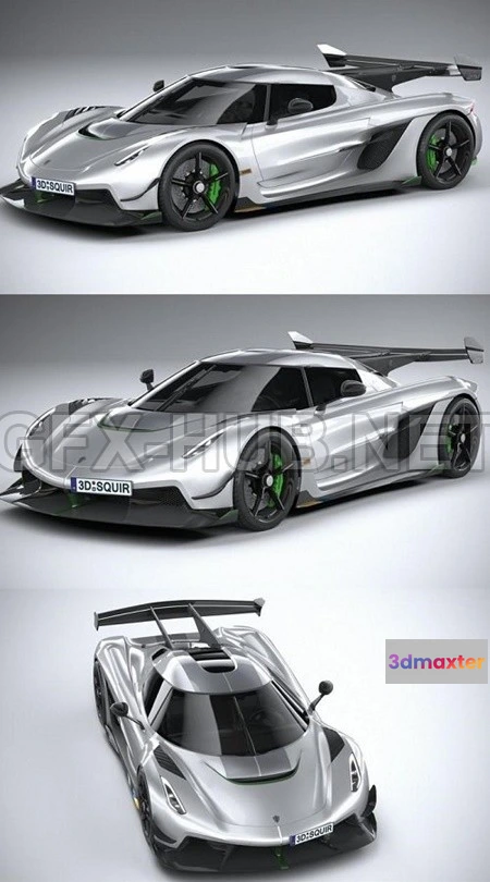 1207464 - CAR - Koenigsegg jesko 2020 2  3D Model
