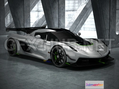 1207466 - CAR - Koenigsegg Jesko 2020 3D Model