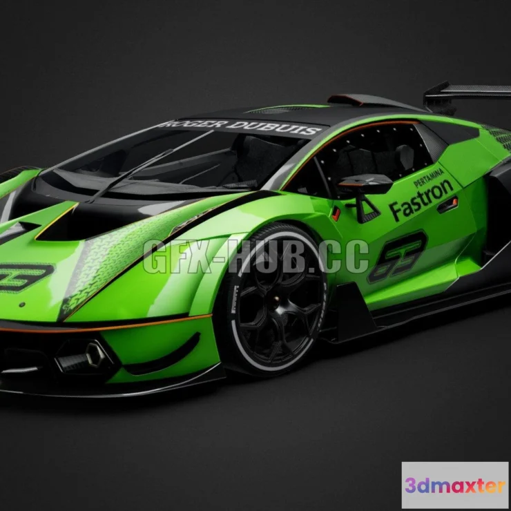 1207482 - CAR - Lamborghini Essenza SCV12 3D Model